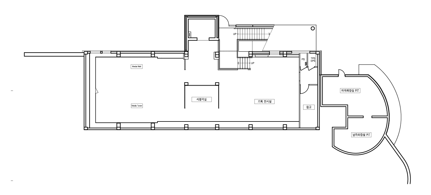 1층(지하) 평면도